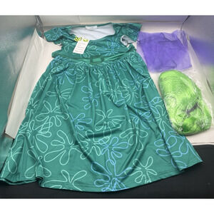 Inside Out Joy Costume With Wig Size 150 NWT but the Scarf has Defect *READ...